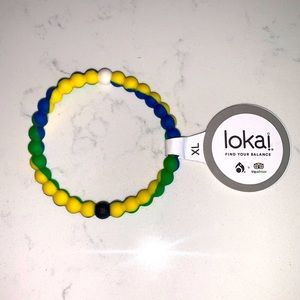 Lokai Blue, Green, & Yellow XL Bracelet, NWT